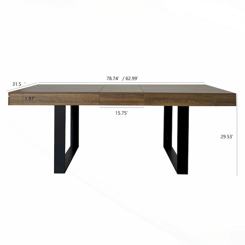 Table de salle à manger extensible polyvalente pour les grandes réceptions, améliorant l'expérience culinaire