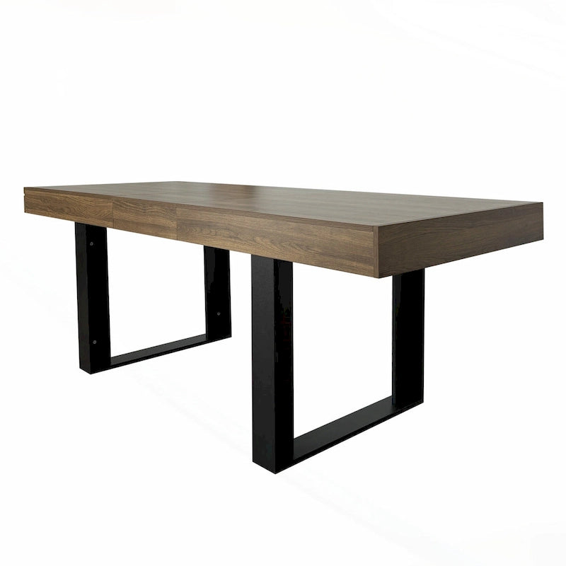 Table de salle à manger extensible polyvalente pour les grandes réceptions, améliorant l'expérience culinaire
