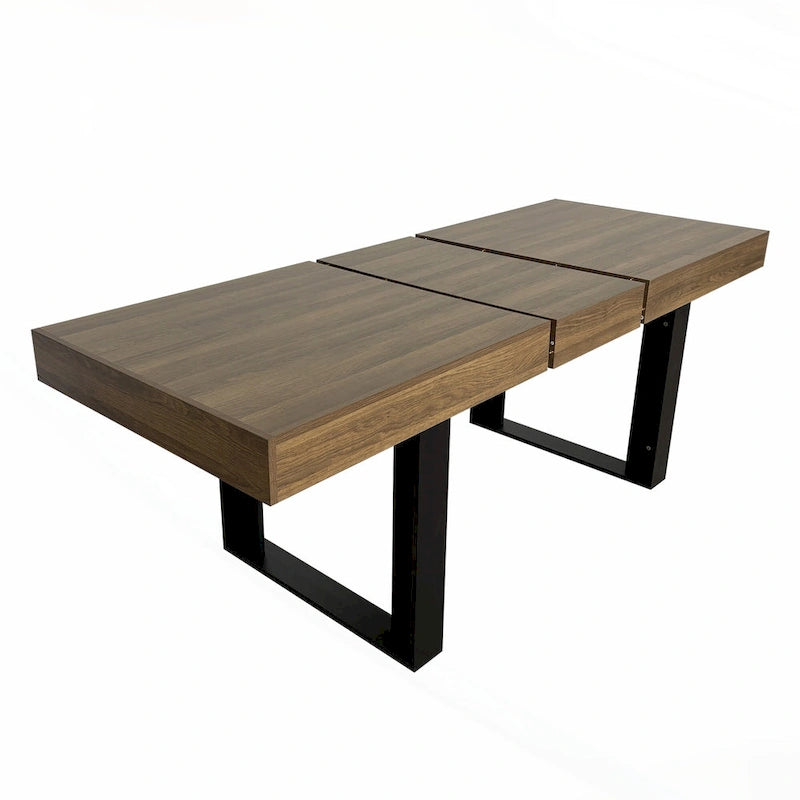 Table de salle à manger extensible polyvalente pour les grandes réceptions, améliorant l'expérience culinaire