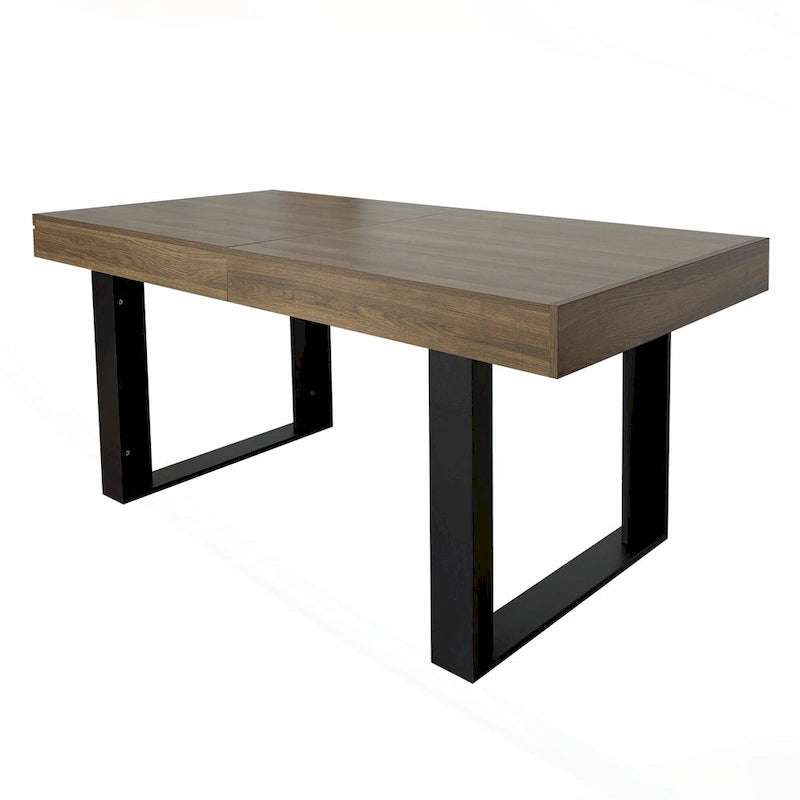 Table de salle à manger extensible polyvalente pour les grandes réceptions, améliorant l'expérience culinaire