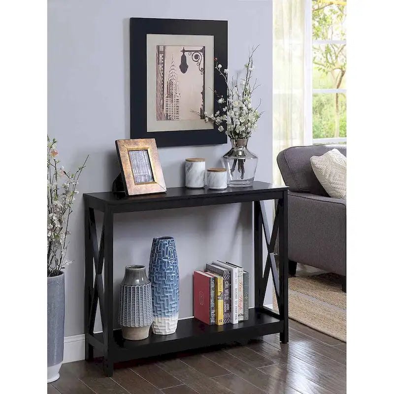 Console avec étagère Convenience Concepts