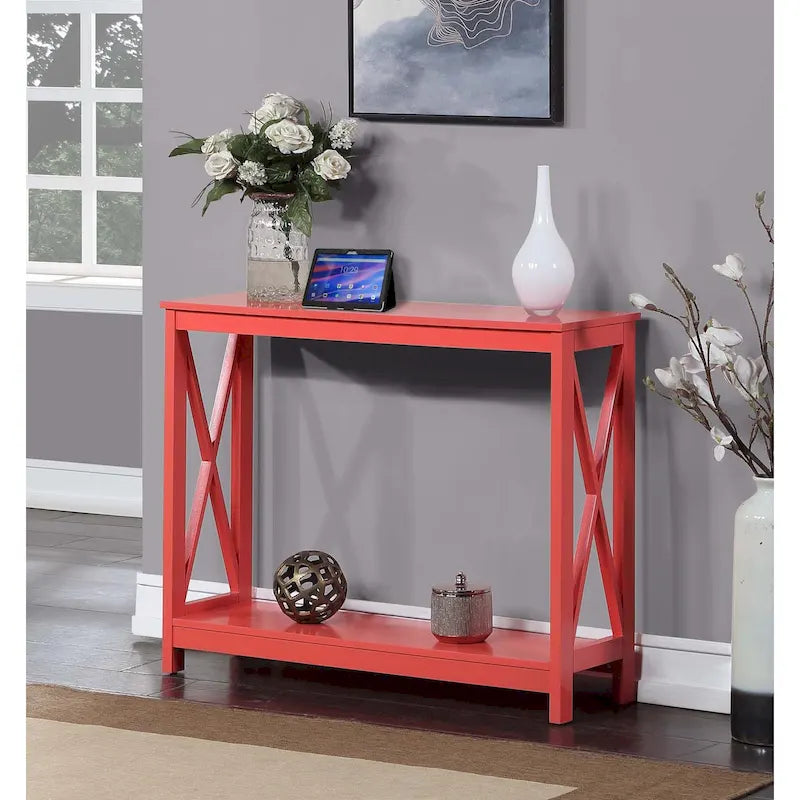 Console avec étagère Convenience Concepts