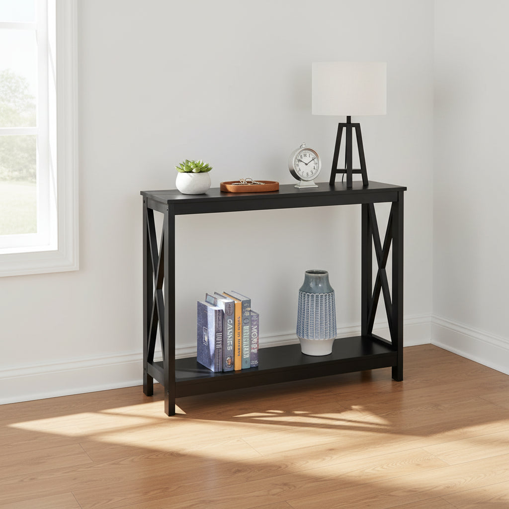 Console avec étagère Convenience Concepts