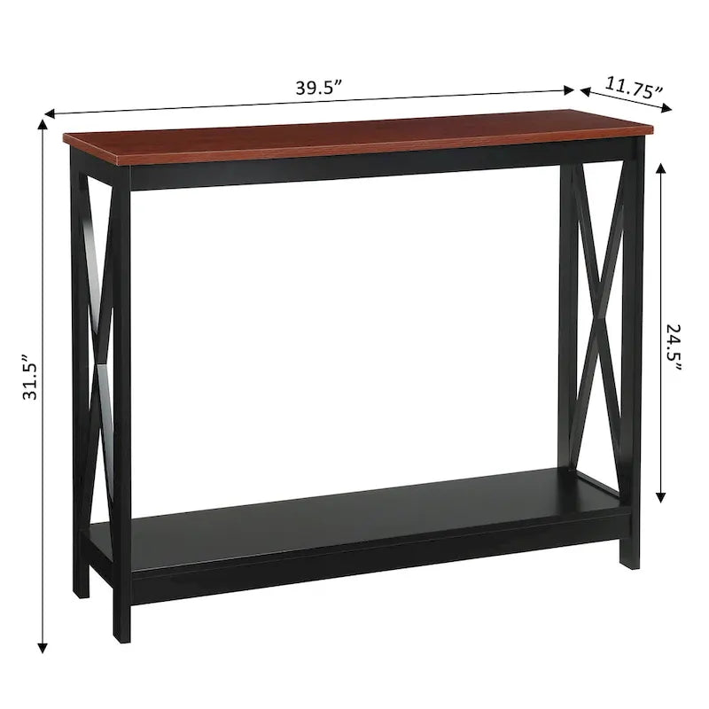 Console avec étagère Convenience Concepts