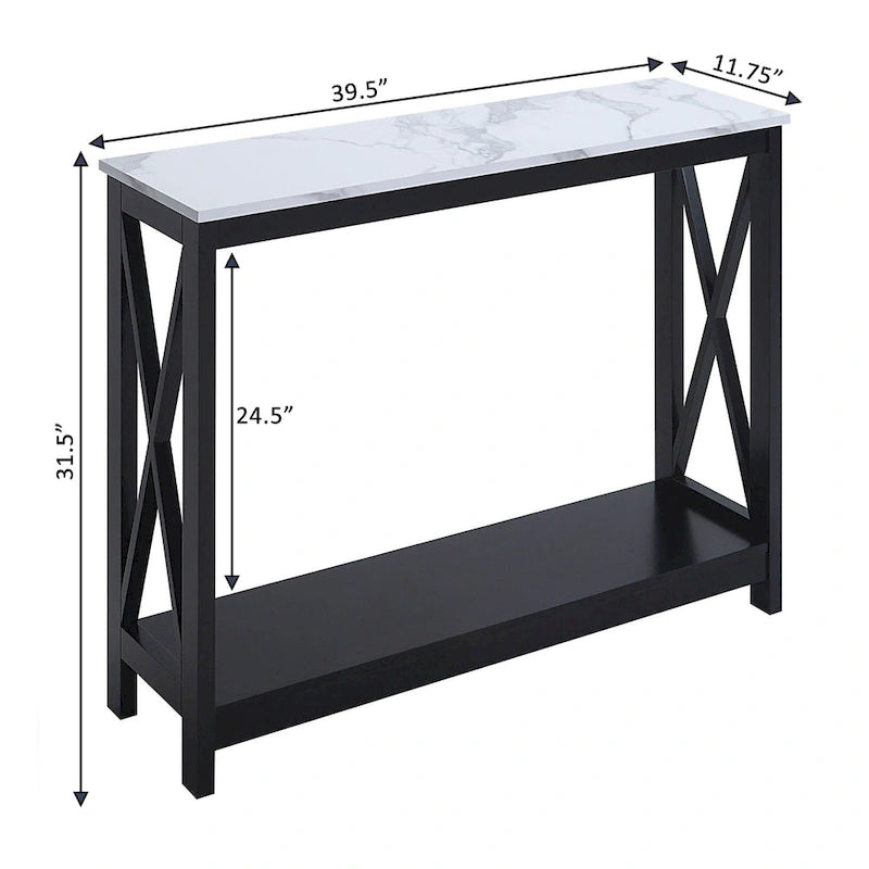 Console avec étagère Convenience Concepts