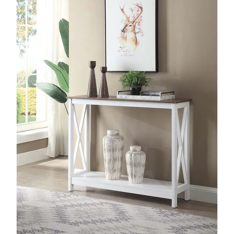 Console avec étagère Convenience Concepts