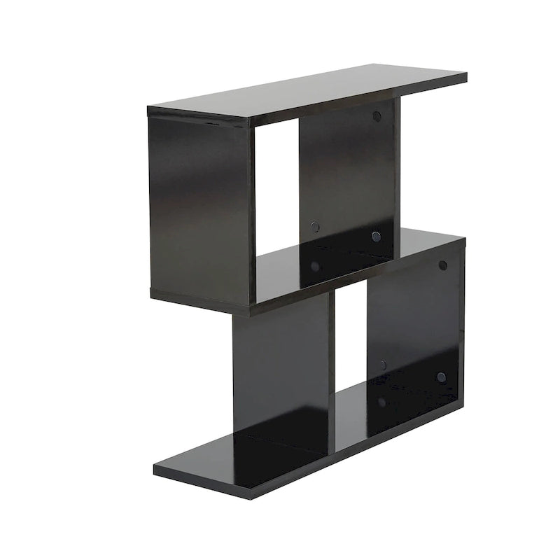 Table d'appoint rectangulaire Lon à 4 étagères, table d'appoint étroite de 23 pouces