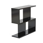 Table d'appoint rectangulaire Lon à 4 étagères, table d'appoint étroite de 23 pouces
