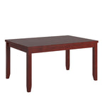 Table à manger rectangulaire en bois