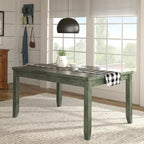 Table à manger rectangulaire en bois