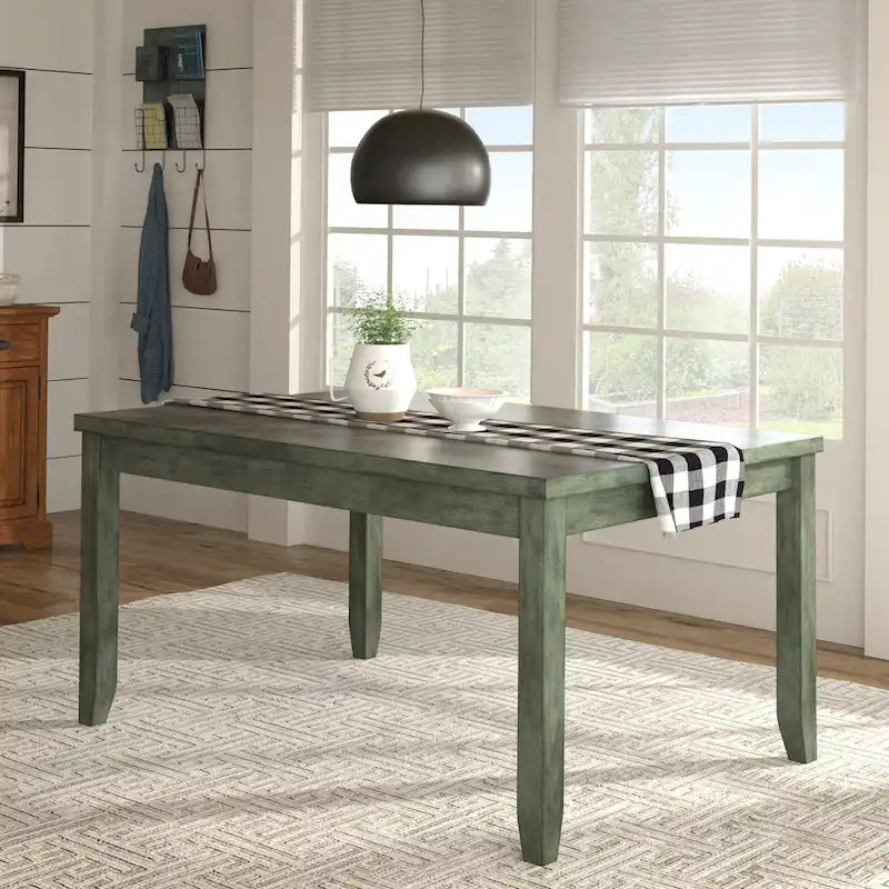 Table à manger rectangulaire en bois
