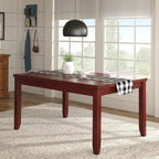 Table à manger rectangulaire en bois