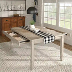 Table à manger rectangulaire en bois