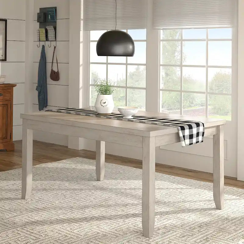 Table à manger rectangulaire en bois