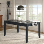 Table à manger rectangulaire en bois