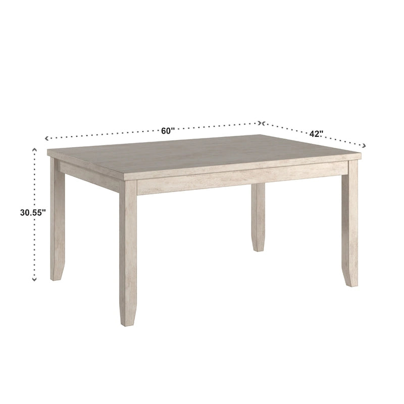 Table à manger rectangulaire en bois