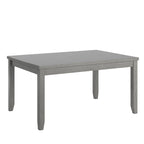 Table à manger rectangulaire en bois