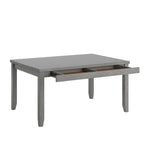 Table à manger rectangulaire en bois