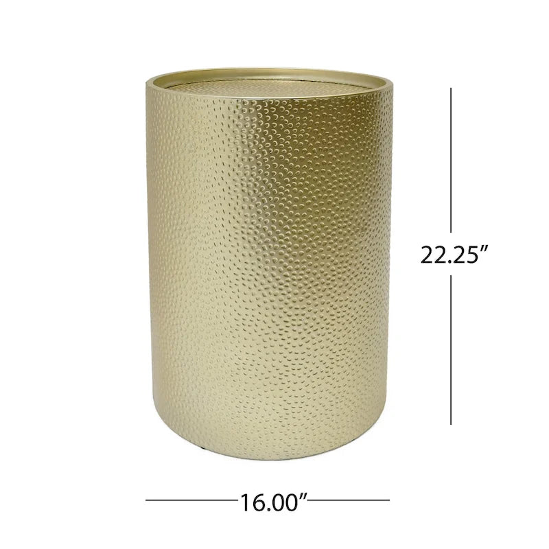 Tables d'appoint martelées (lot de 2)