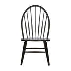 Chaise latérale noire (ensemble de 2)