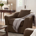 Ellyson Flared English Arm Slipcovered Feather Down Chair by iNSPIRE Q Classic