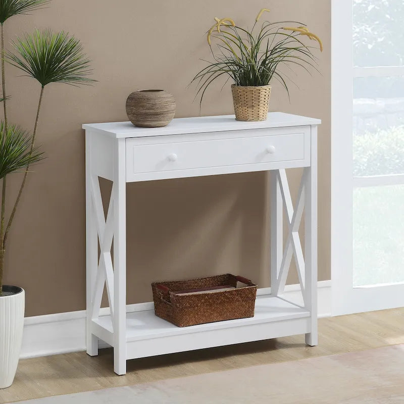 Console d'entrée 1 tiroir avec étagère Convenience Concepts