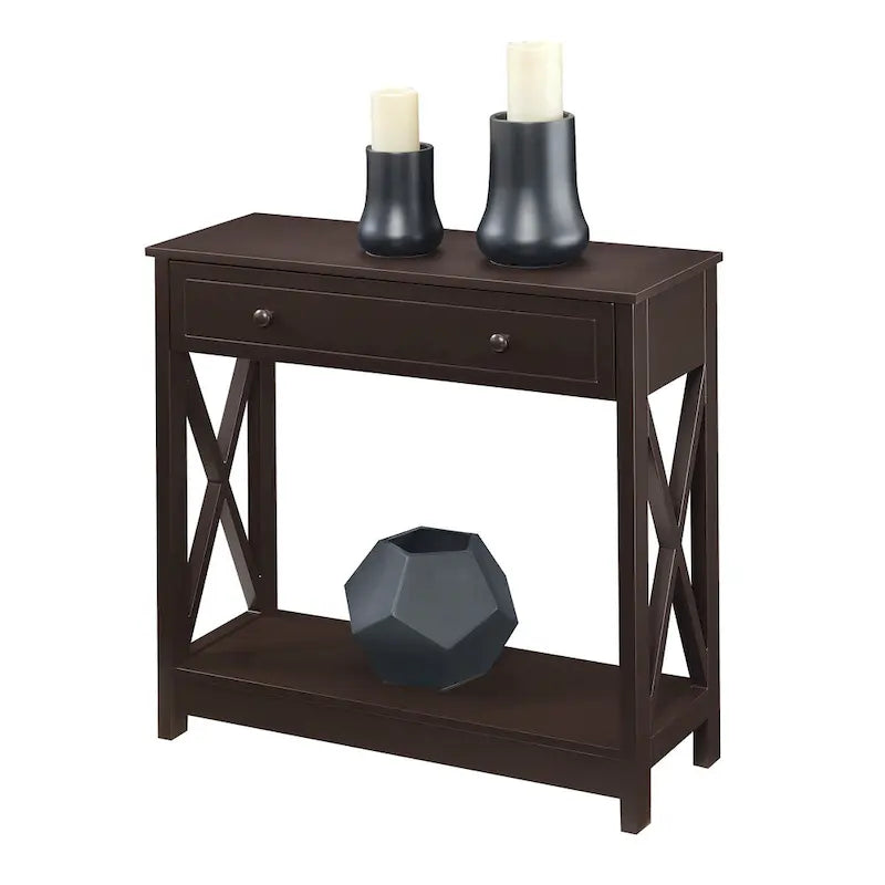 Console d'entrée 1 tiroir avec étagère Convenience Concepts