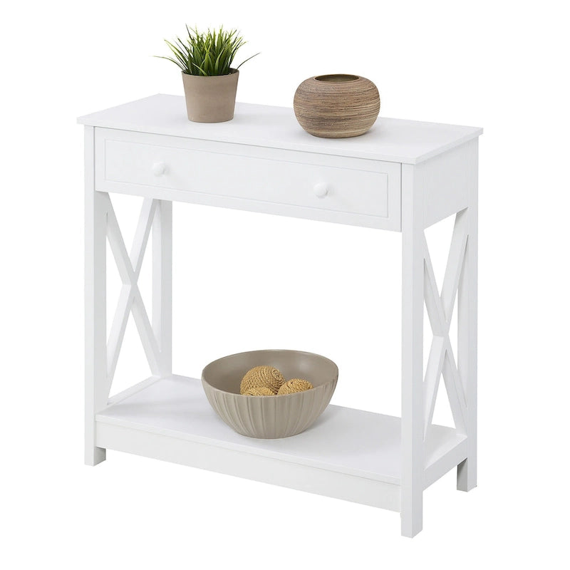 Console d'entrée 1 tiroir avec étagère Convenience Concepts