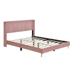 Lit plateforme Queen avec pieds en métal