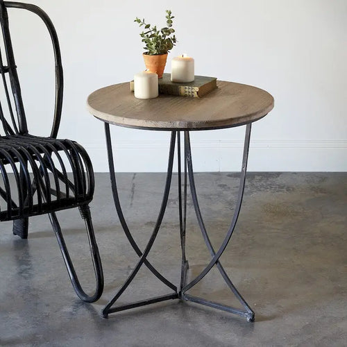 Table d'appoint Arabesque - 20 diam. x 24H