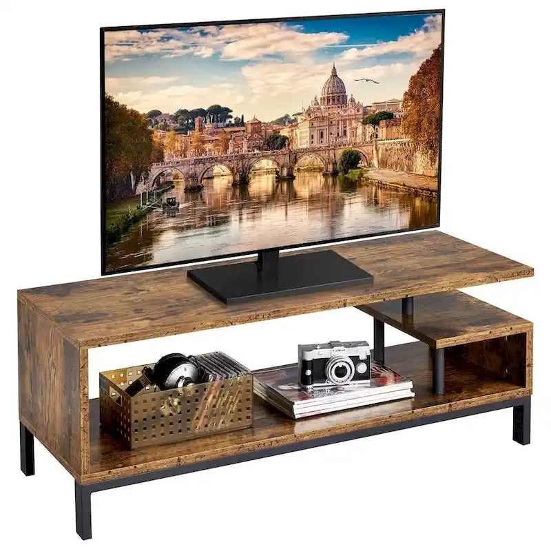 Meuble TV en bois pour petit espace de salon