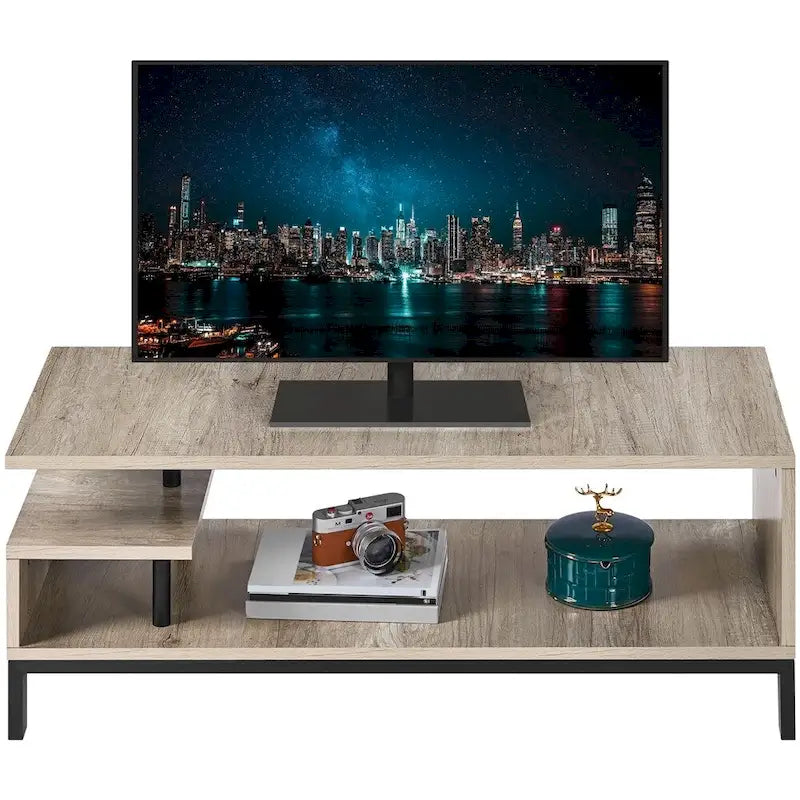 Meuble TV en bois pour petit espace de salon