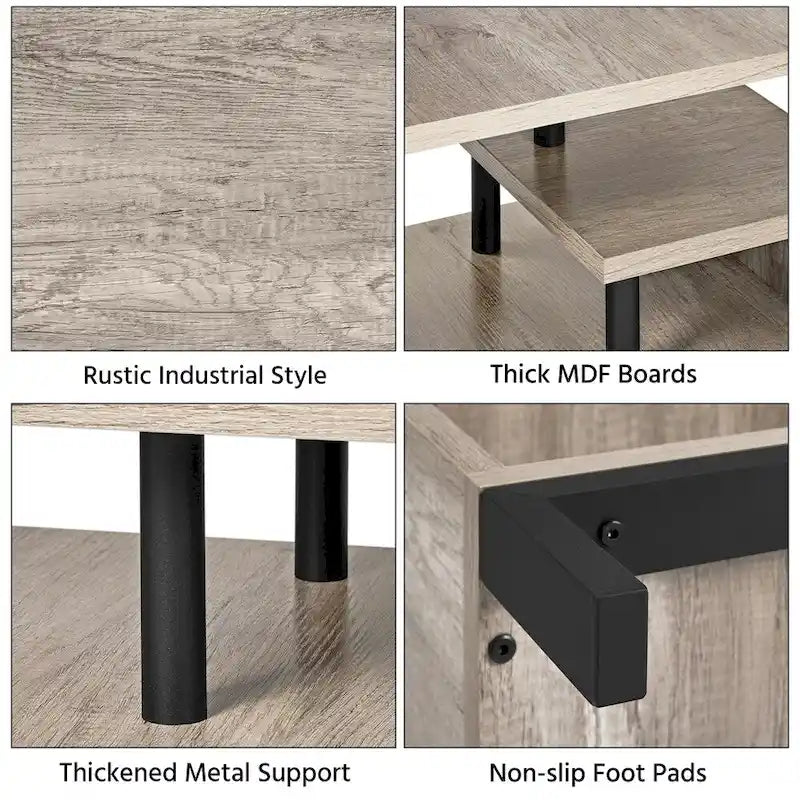 Meuble TV en bois pour petit espace de salon