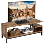 Meuble TV en bois pour petit espace de salon