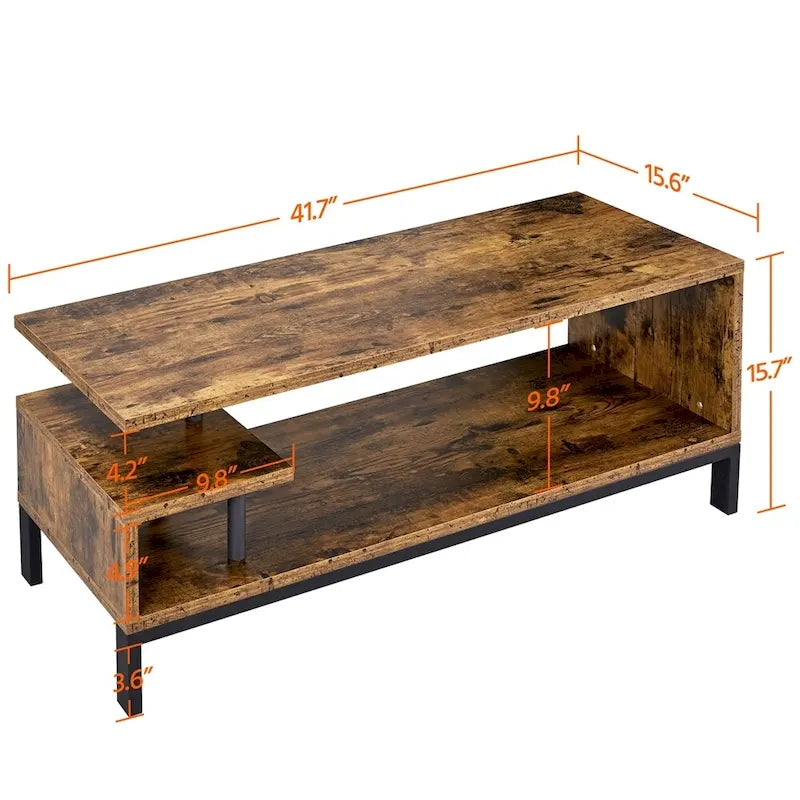 Meuble TV en bois pour petit espace de salon