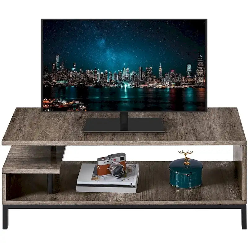 Meuble TV en bois pour petit espace de salon