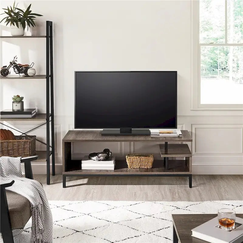 Meuble TV en bois pour petit espace de salon