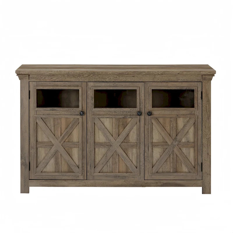 53 Bar Meuble de Rangement pour Bar à Vin Étagères Réglables Buffet/Desserte