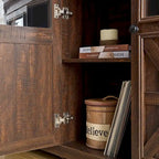 53 Bar Meuble de Rangement pour Bar à Vin Étagères Réglables Buffet/Desserte