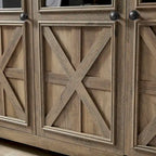 53 Bar Meuble de Rangement pour Bar à Vin Étagères Réglables Buffet/Desserte