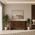 Enfilade large 67 Saddle, marron moyen