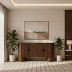 Enfilade large 67 Saddle, marron moyen