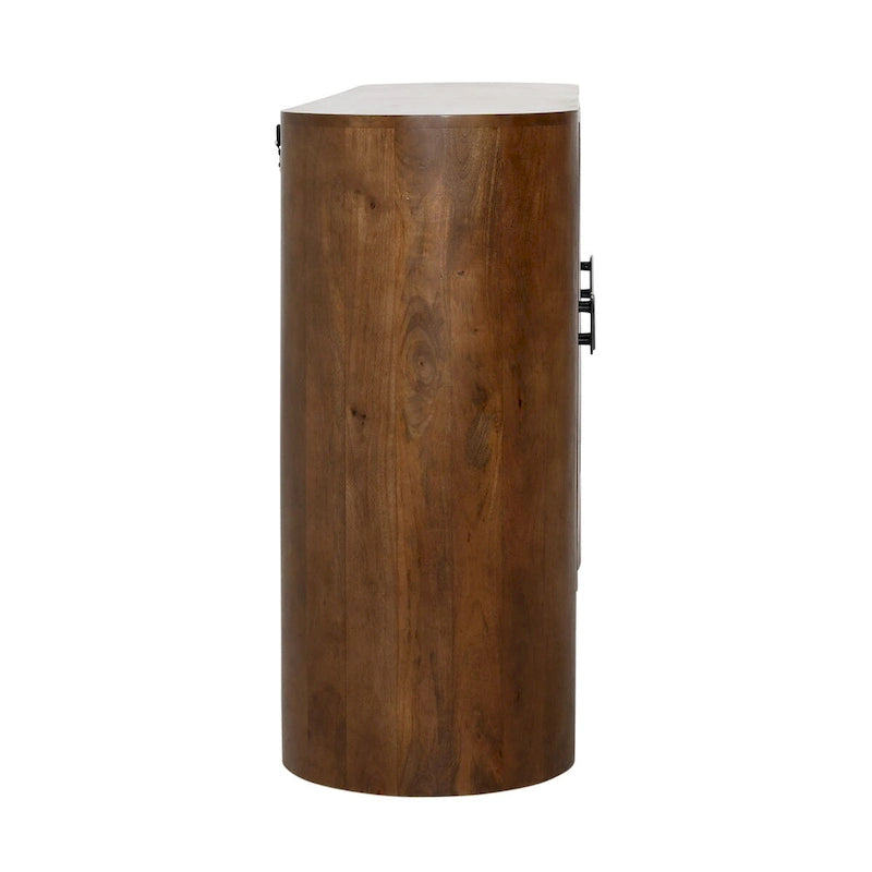 Enfilade large 67 Saddle, marron moyen