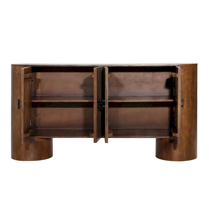 Enfilade large 67 Saddle, marron moyen